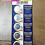 باتری سکه ای maxell مدل 2016 بسته 5 عددی  "فروش عمده"