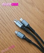 کابل شارژر 100 وات 3 کاره ( دارای LED ) "فروش عمده" - Image 2
