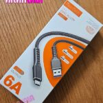 *******بدون پک********* کابل شارژر آیفون برزنتی JKX-B64