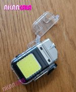 چراغ led + فندک الکتریکی شیشه ای (دارای قفل درپوش) "فروش عمده" - Image 2