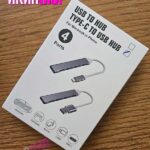 هاب 4 پورت TYPE-C TO USB فلزی "فروش عمده"