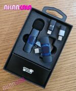 میکروفون بی سیم تک میکروفن K8 ( آیفون + تایپ سی + میکرو) "فروش عمده" - Image 2