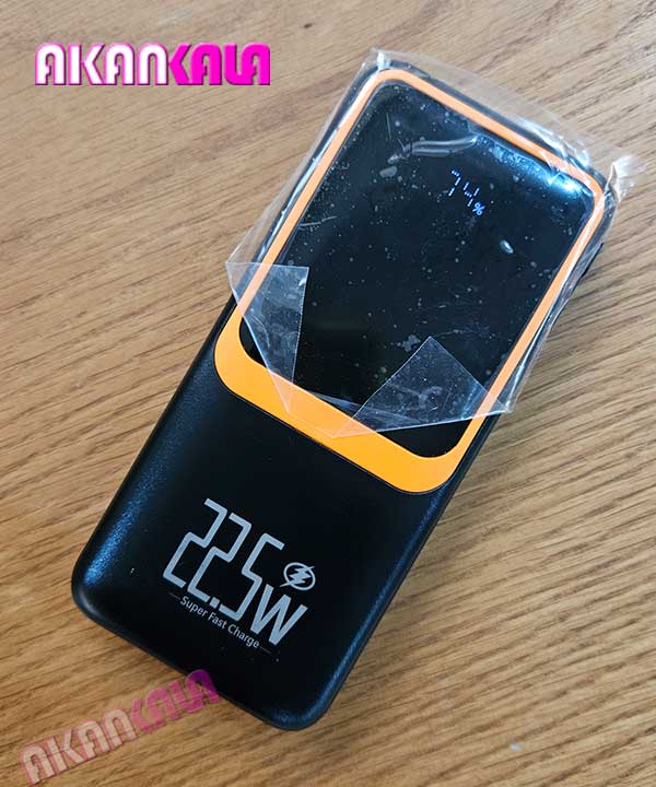 POWERBANK-20000-HX-B8-2-7 پاوربانک 10000 میلی آمپر 22.5 وات HX-B8 (2 کابل + مانیتور) "فروش عمده" - Image 1