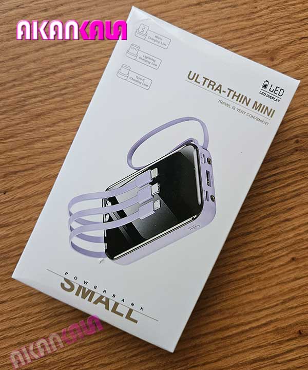 ultra-thin-mini-10000-powerbank پاوربانک 10000 میلی آمپر ULTRA-THIN MINI "فروش عمده" - Image 1