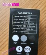 چراغ قوه پلیسی مینی F-06 "فروش عمده" - Image 3