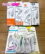 کابل شارژر شیائومی تایپ سی 6A * پکدار*