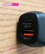 ********بدون پک******* شارژر فندکی فست TC+USB - Image 2