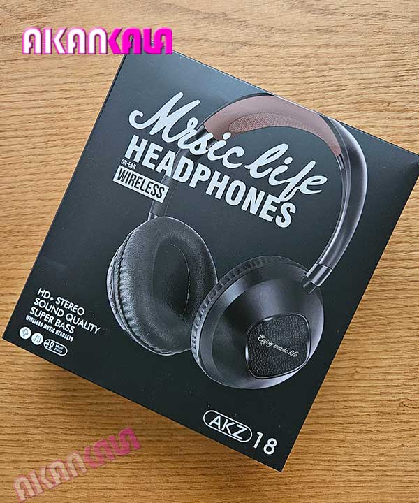 akz18-headphone هدفون بی سیم AKZ 18 "فروش عمده" - Image 1
