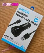 شارژر فندکی فست ANKER به همراه کابل MOXOX "فروش عمده"